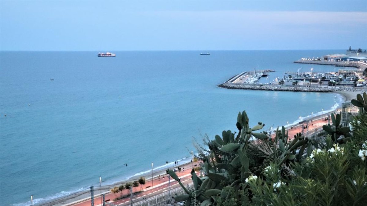 La platja del Miracle de Tarragona.