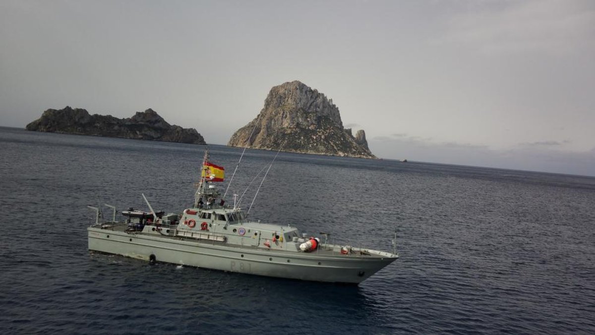 Imatge del vaixell de l'Armada que farà parada a Tarragona.
