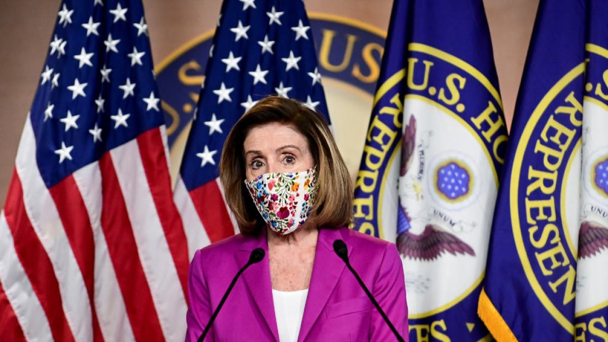 La presidenta de la Cambra dels Estats Units, Nancy Pelosi.