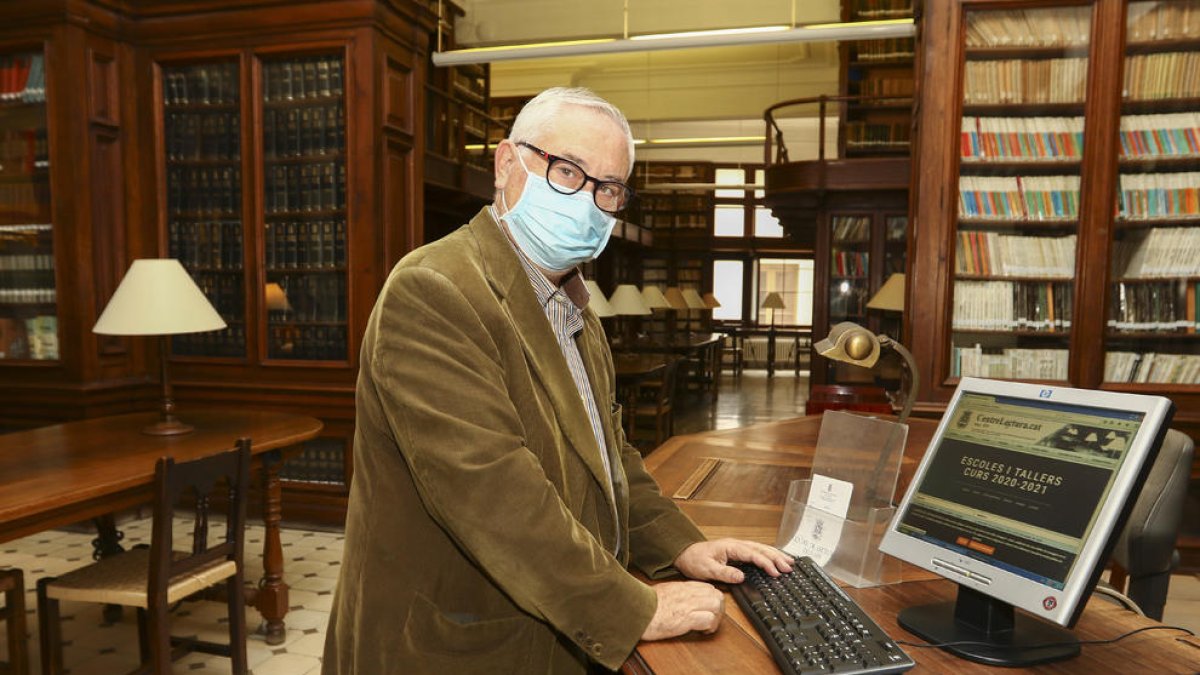 Lluís Miquel Pérez, al Centre de Lectura, en una imatge d'arxiu.