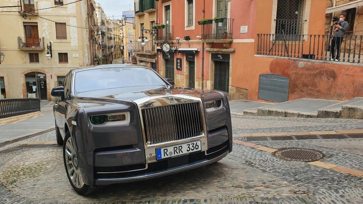 imatge del making of de la campanya de Rolls Royce a Tarragona