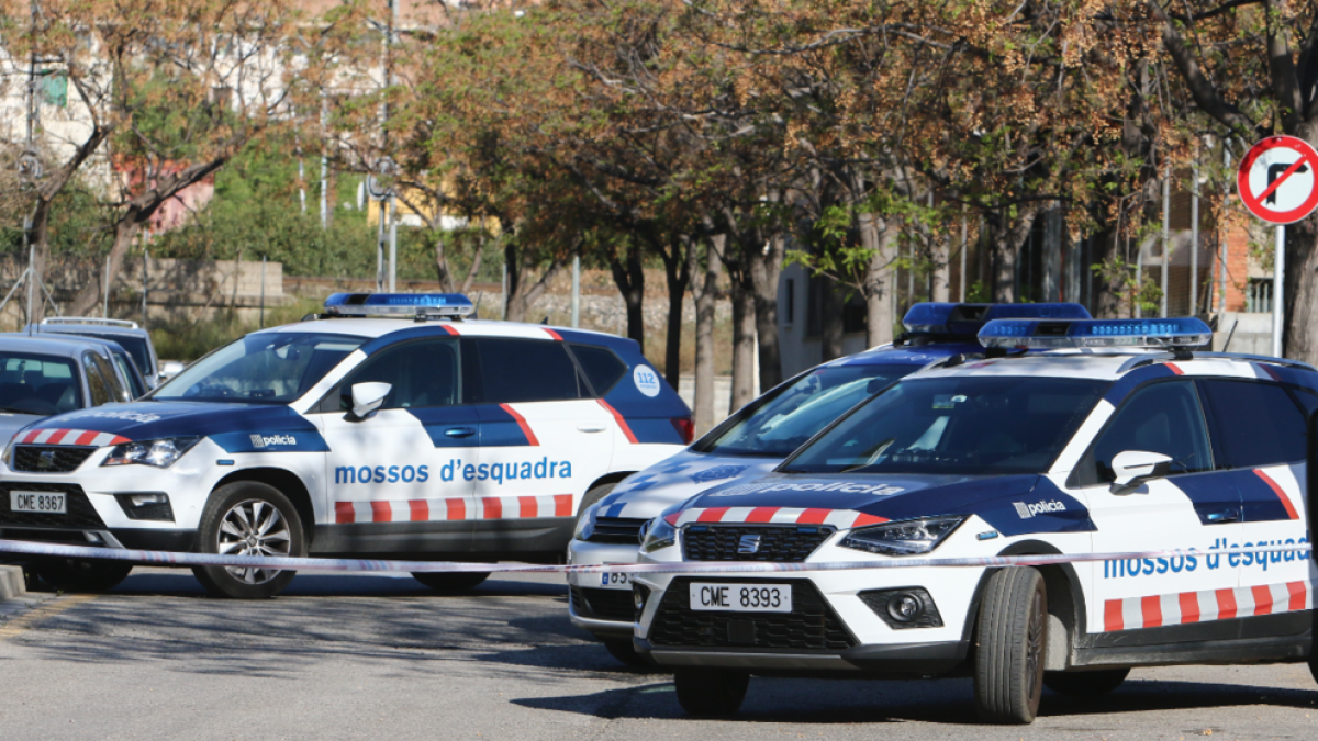 Diverses patrulles dels Mossos d'Esquadra.