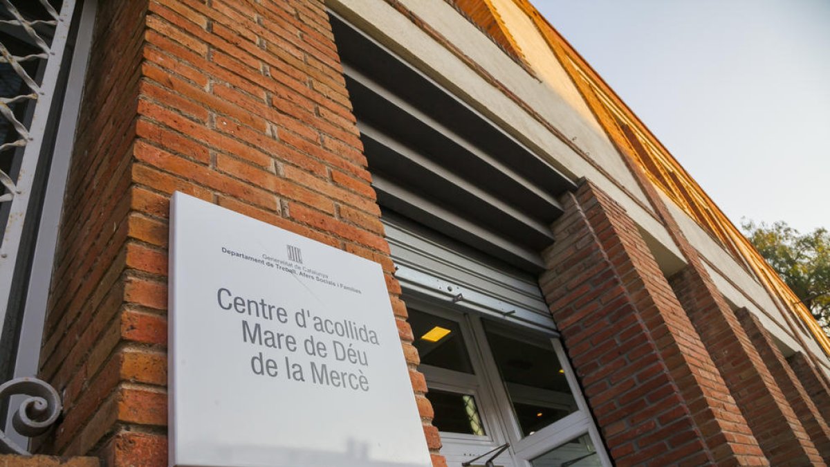 Imatge d'arxiu de l'entrada del centre d'acollida Mare de Déu de la Mercè, al Camí de la Cuixa.