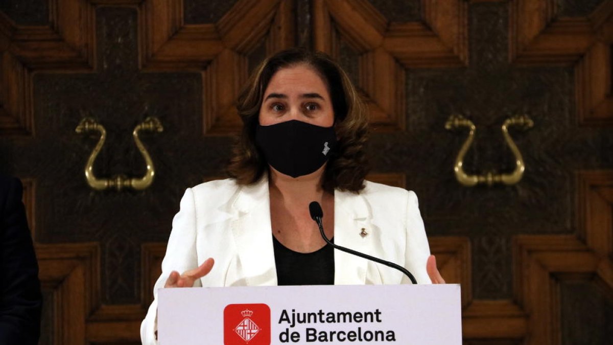 Imatge de l'alcaldessa de Barcelona, Ada Colau.