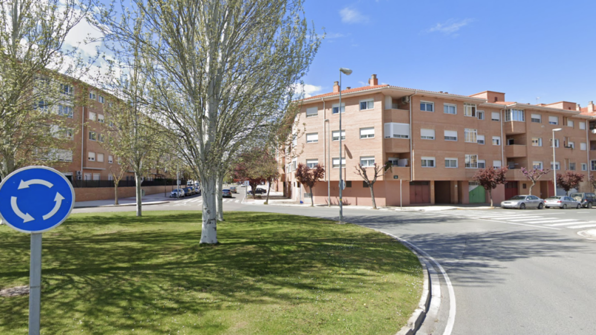 Zona de Tudela donde reside la niña que decidió marcharse de casa por la noche.