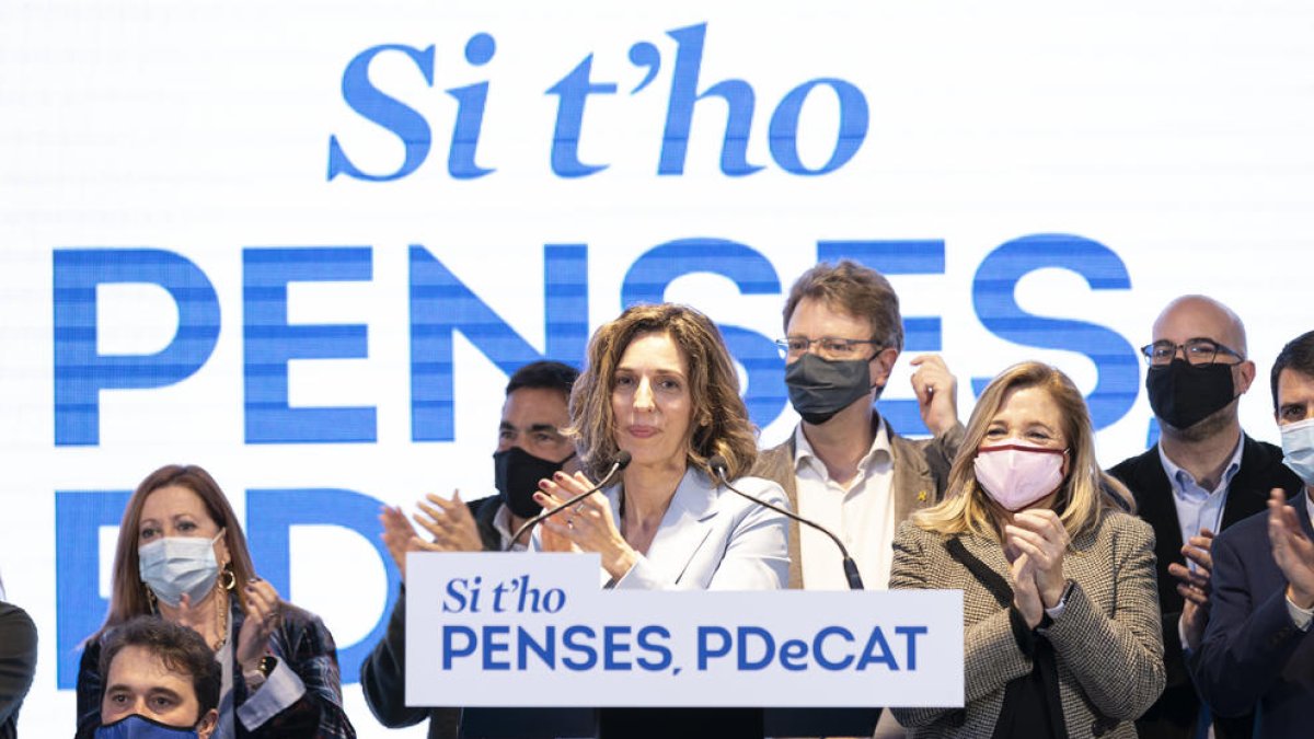 La cap de llista del PDeCAT a les eleccions, Àngels Chacón.