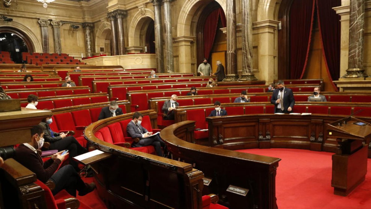 Imagen de archivo del Parlament, donde el PP no tiene ahora representación.