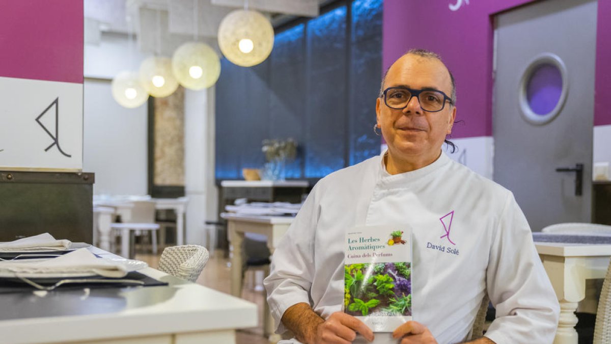 David Solé, escritor y cocinero del restaurante Barquet, este jueves.