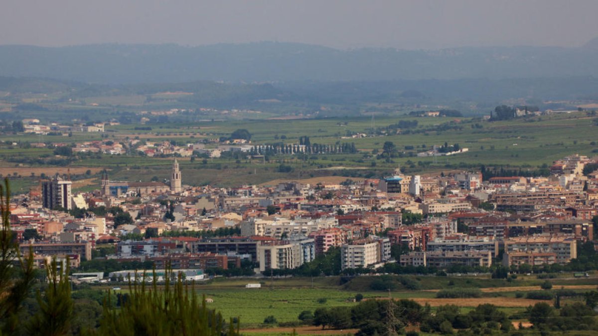 Vista general de Vilafranca del Penedès.