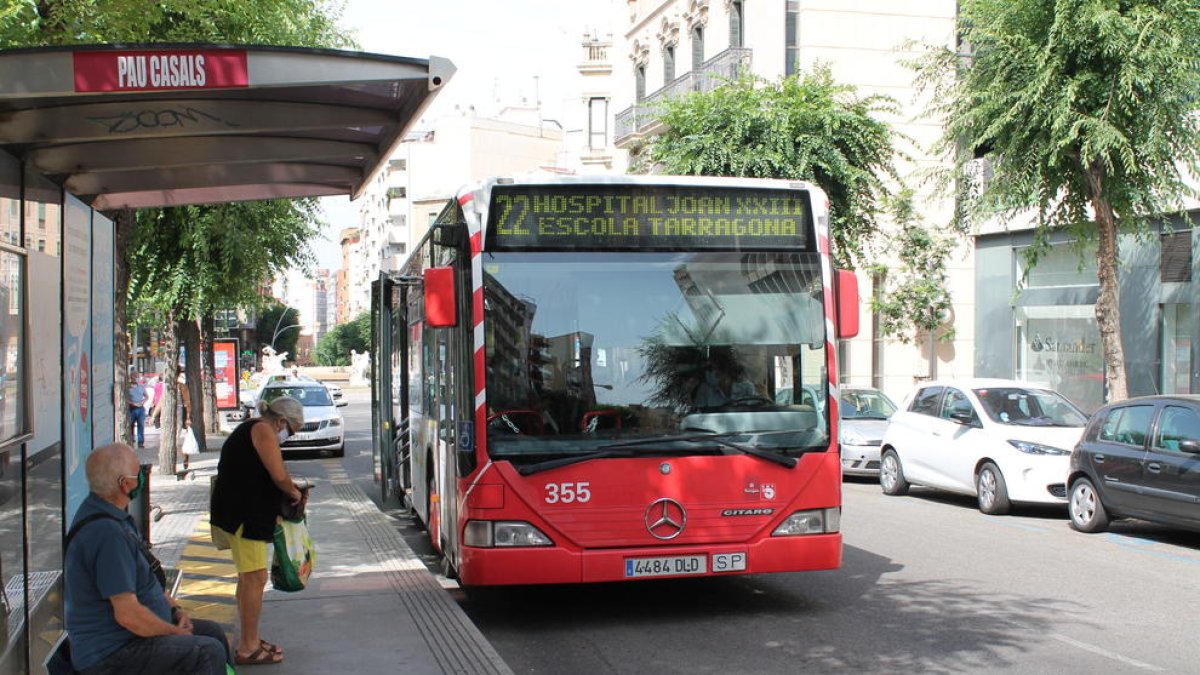 Imagen de archivo de un autobús de la
