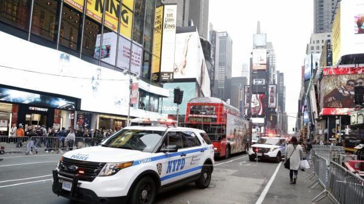 Un vehicle de la Policia de Nova York en una imatge d'arxiu.