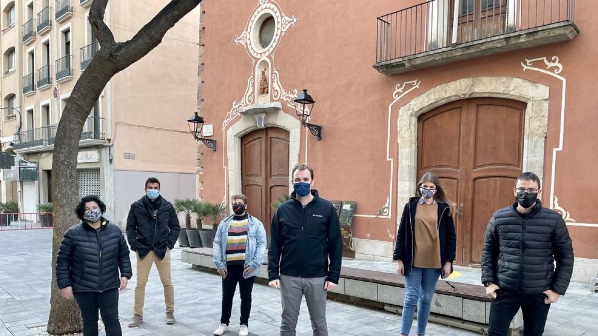 Miembros de la nueva coordinadora local de Junts per Valls.