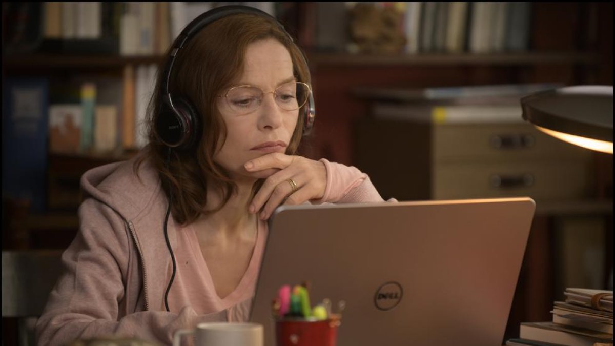 Isabelle Huppert actua al film 'Mamá María'.