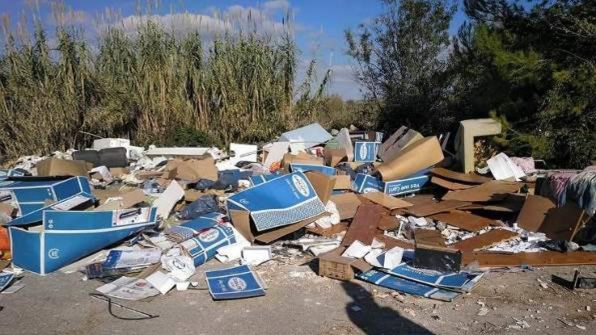 Un abocador a Tarragona.