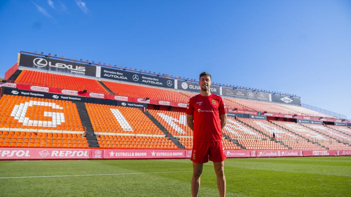 Pedro Martín sap que els seus gols seran importants en la lluita per l'ascens d'un Nàstic que ha crescut molt aquesta temporada.