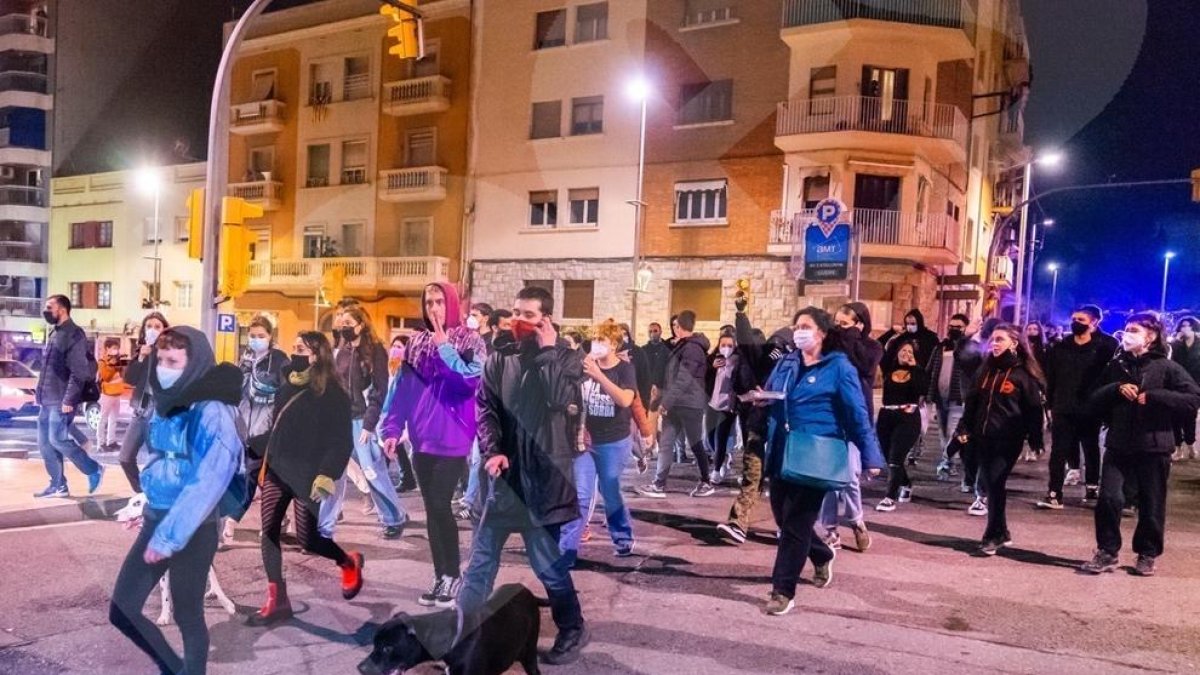 Segon dia de mobilització per l'empresonament de Pablo Hasel a Tarragona