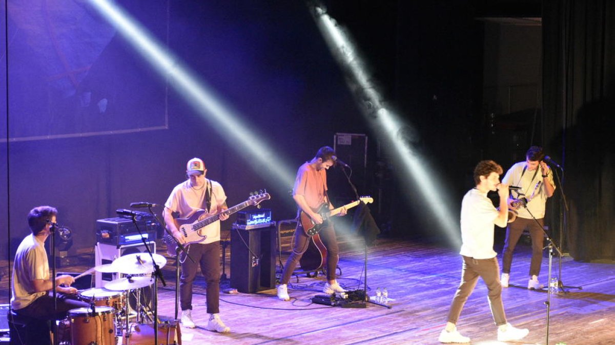 Una imatge del concert de Miki Nuñez a Valls.