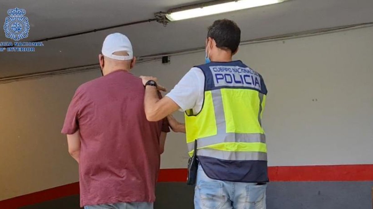 Imagen del detenido.