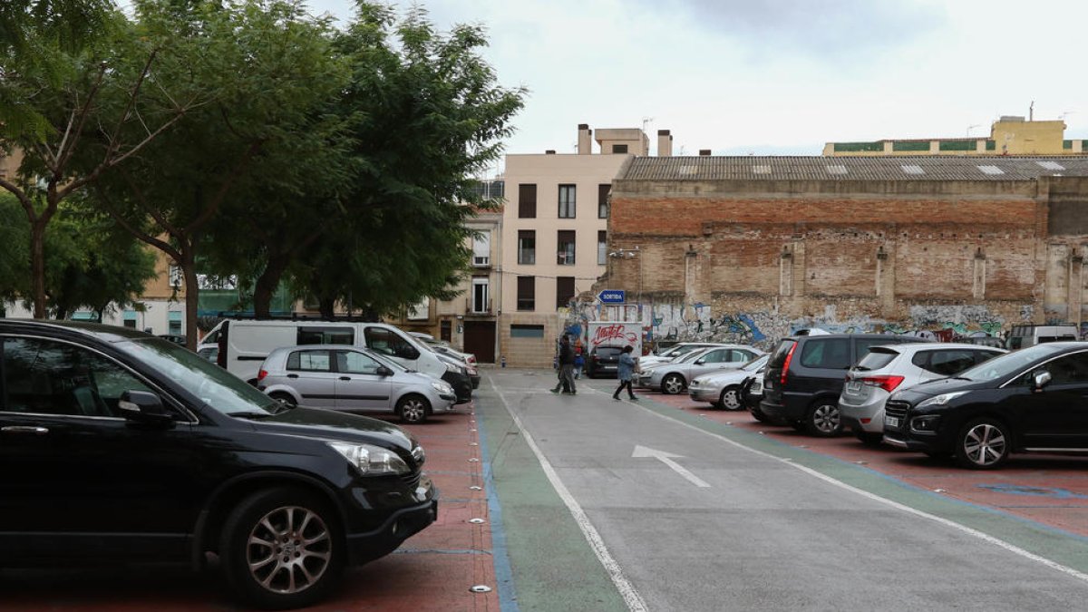 La intervención reformulará la zona que actualmente ocupa el área azul de la Riera Miró.