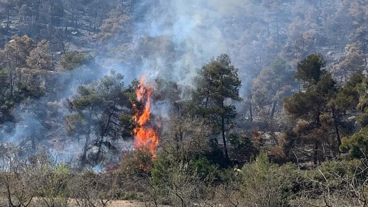 El miércoles se produjo un avivamiento en la zona afectada.