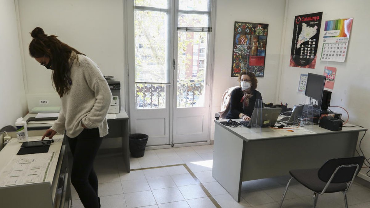 Punt de votació de les eleccions agràries al BAix Camp