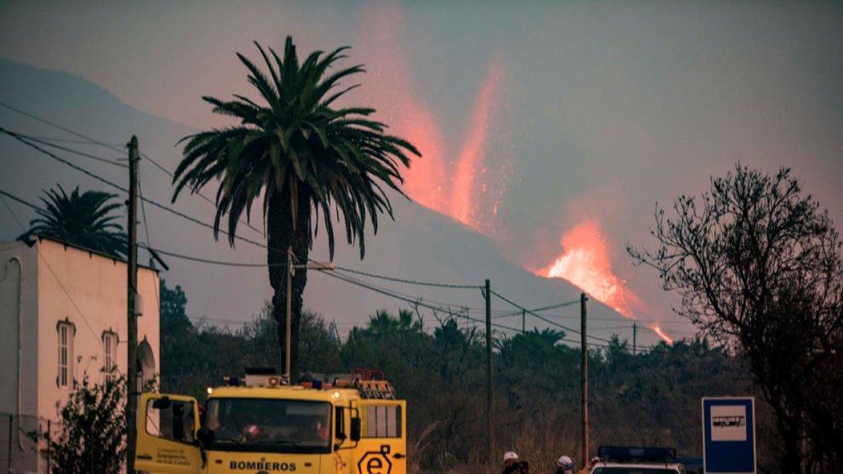 Imatge de l'erupció.