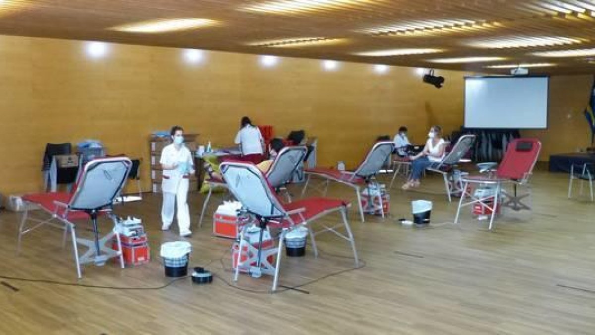 Imagen de archivo de una de las jornadas de donación de sangre en Salou.