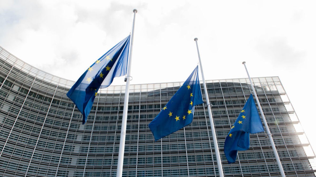 Edifici Berlaymont de la Comissió Europea a Brussel·les.