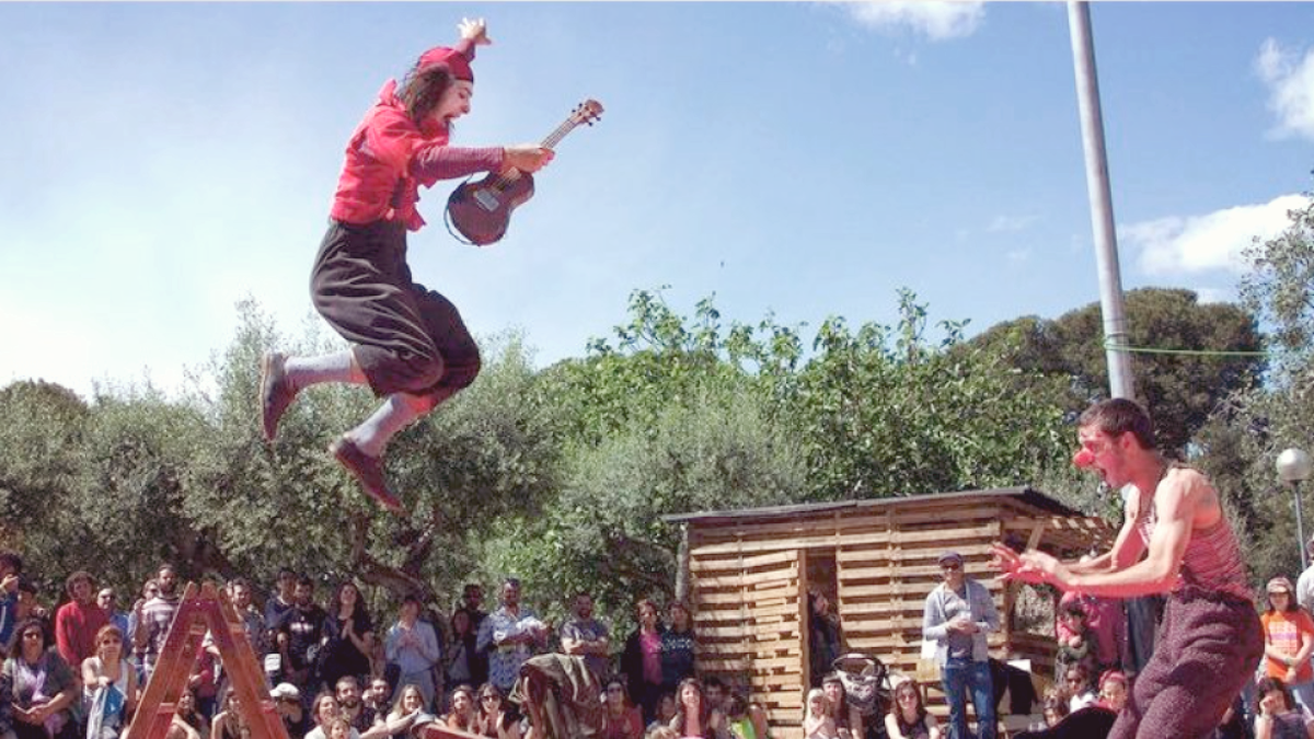 Una imatge de l'espectacle de diumenge.