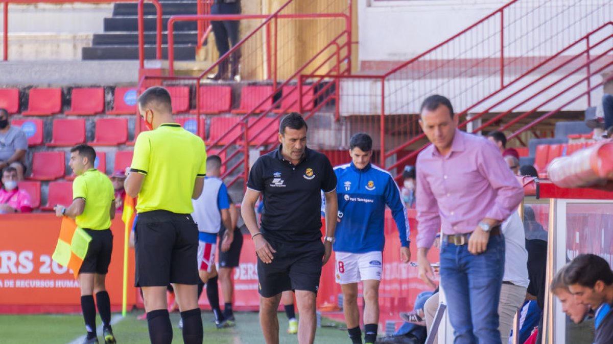 Imatge d'arxiu de Raül Agné en un partit al Nou Estadi.