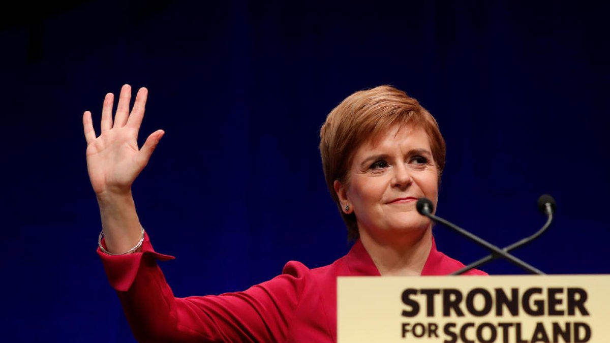 La primera ministra de Escocia, Nicola Sturgeon.