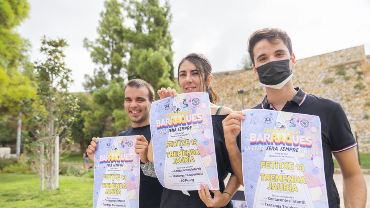 Miembros de la coordinadora de Barraques de Tarragona.