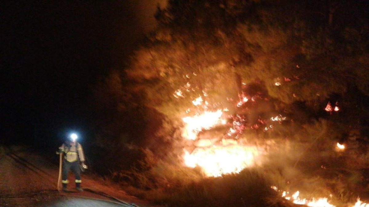 Imagen del incendio