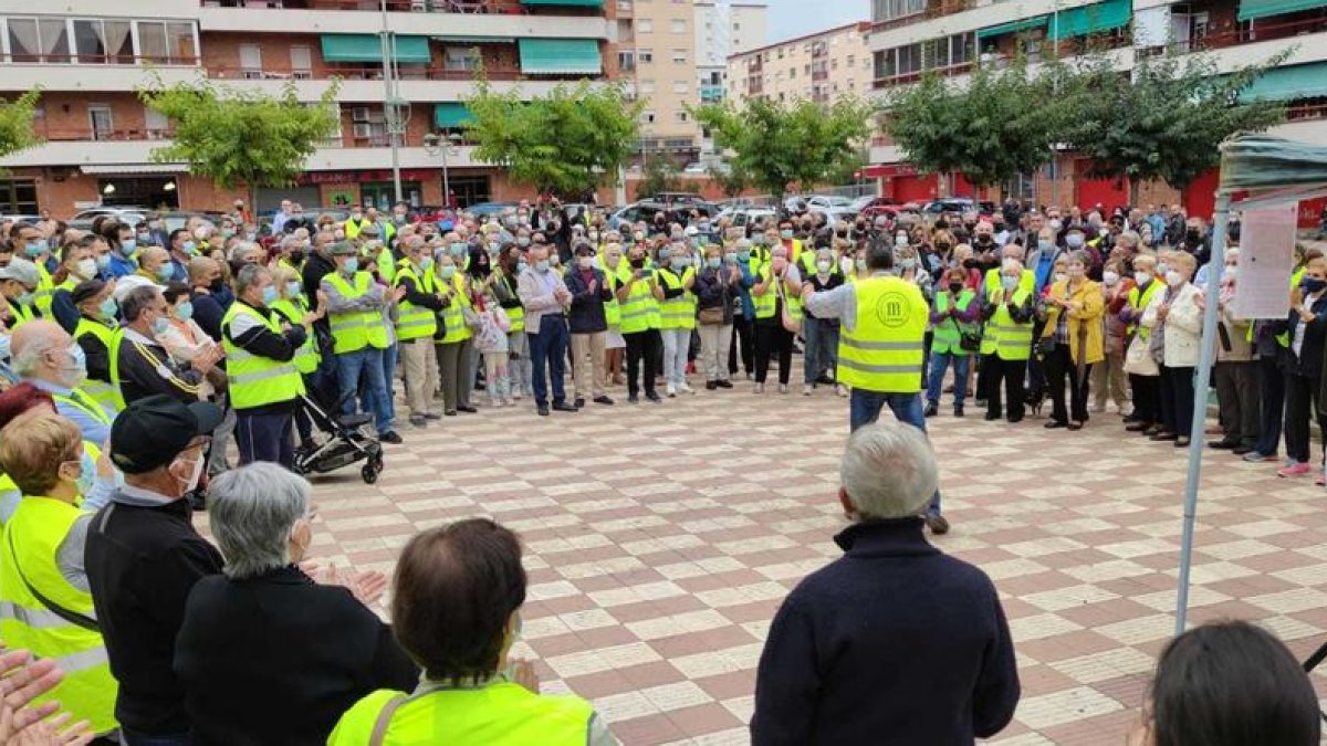 Un moment de la manifestació.