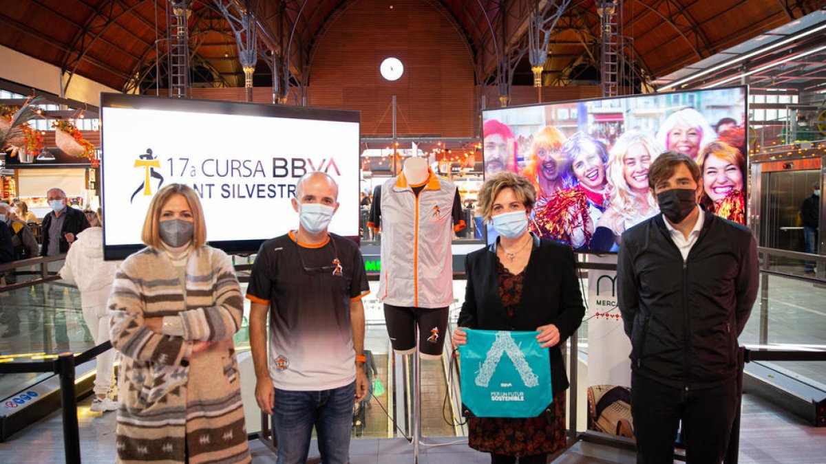 Imagen del acto de presentación en el Mercat Central.