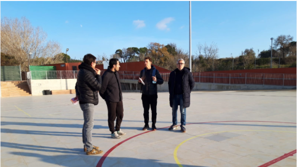 La pista de hielo se instalará en la nueva pista del complejo deportivo El Vilar.