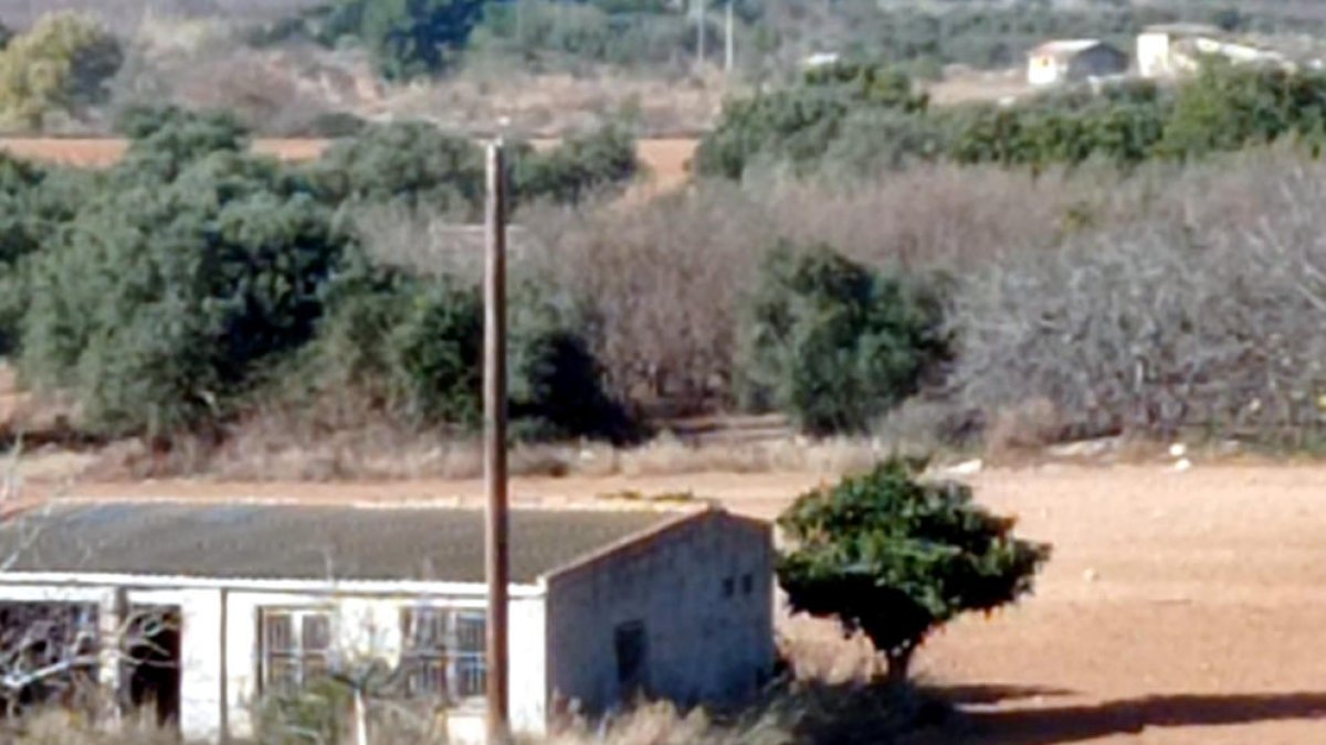 La masía de Riudoms donde se había atrincherado el autor del tiroteo en Tarragona.