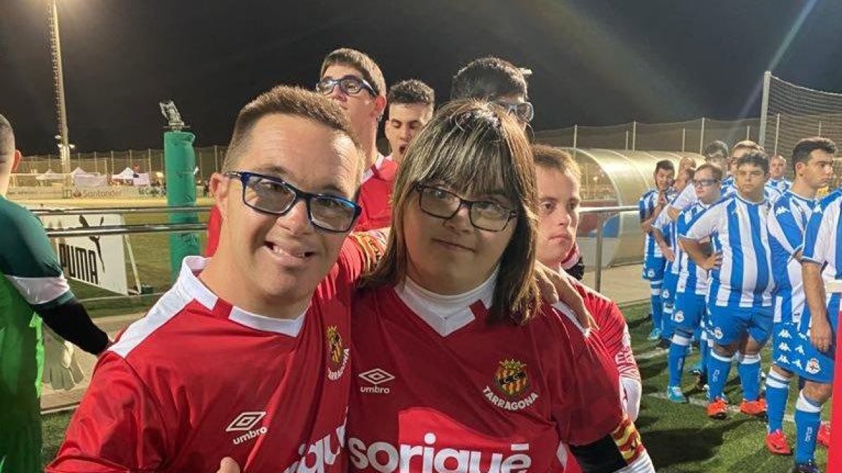 Els jugadors del Nàstic Genuine.