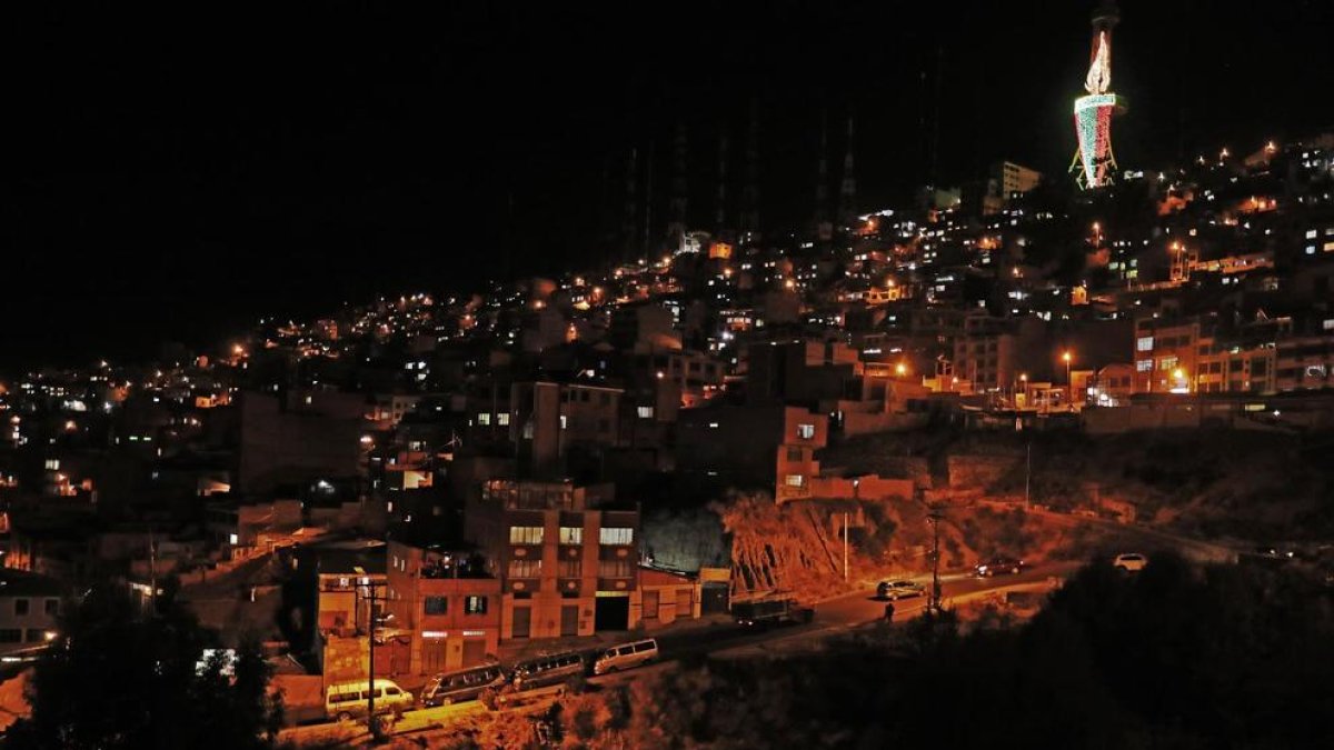 Imatge de la ciutat de la Paz, Bolívia.