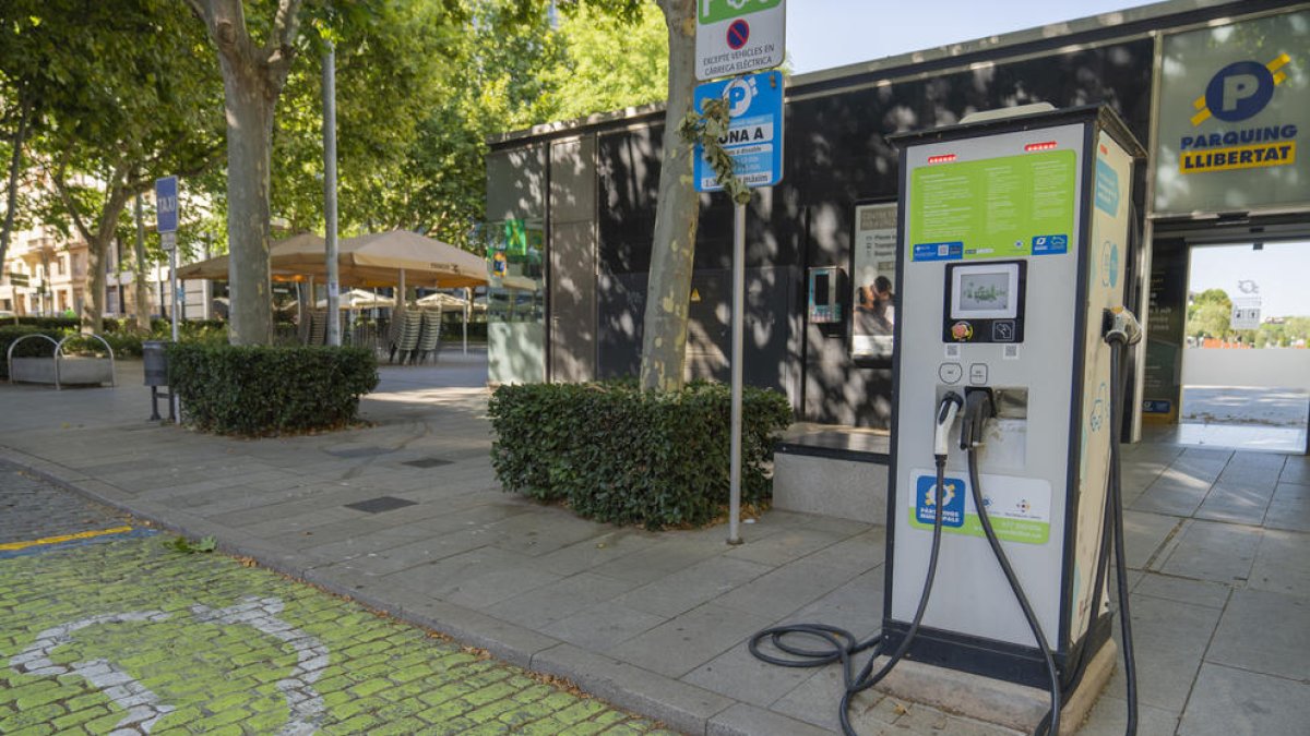 Los puntos de recarga eléctricos instalados.