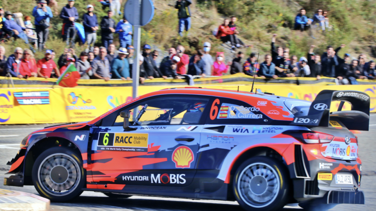 Dani Sordo, en acción.