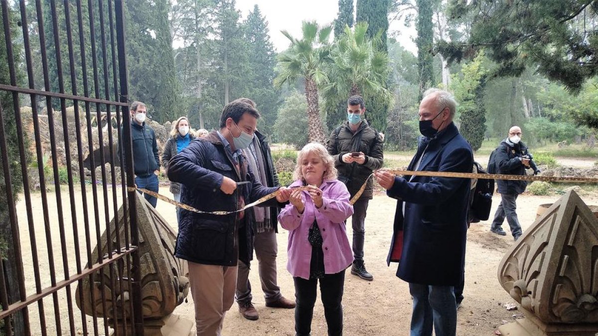 El alcalde ha visitado el Parc Samà.