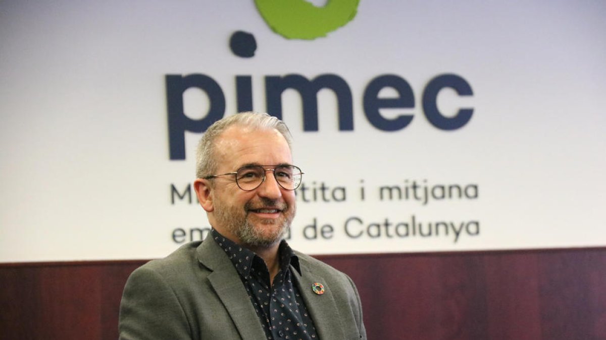 El nou secretari general de PIMEC, Josep Ginesta.