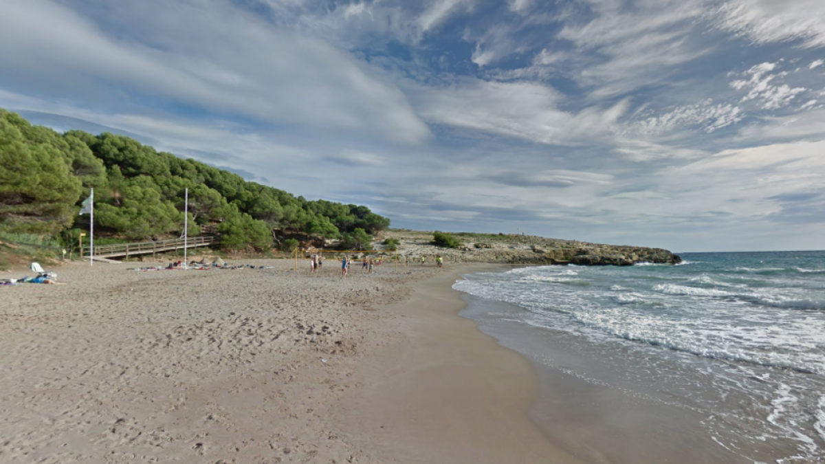 Imatge d'arxiu de la platja del Canyadell de Torredembarra.