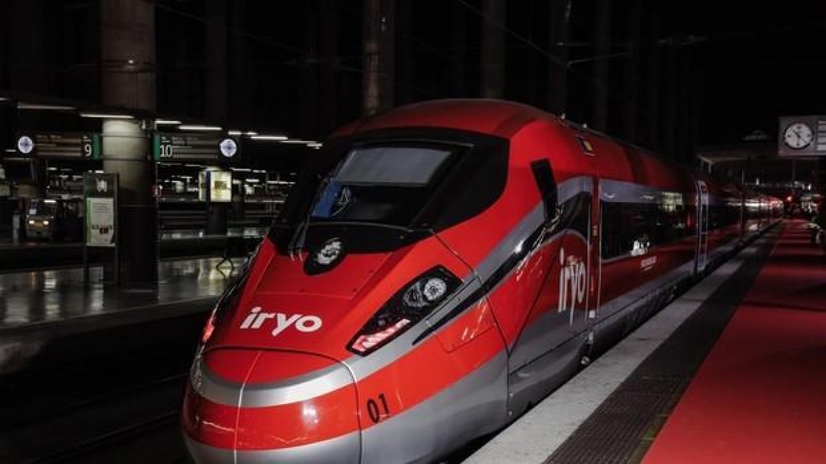 Iryo se presentó este jueves a la estación de Atocha, en Madrid.