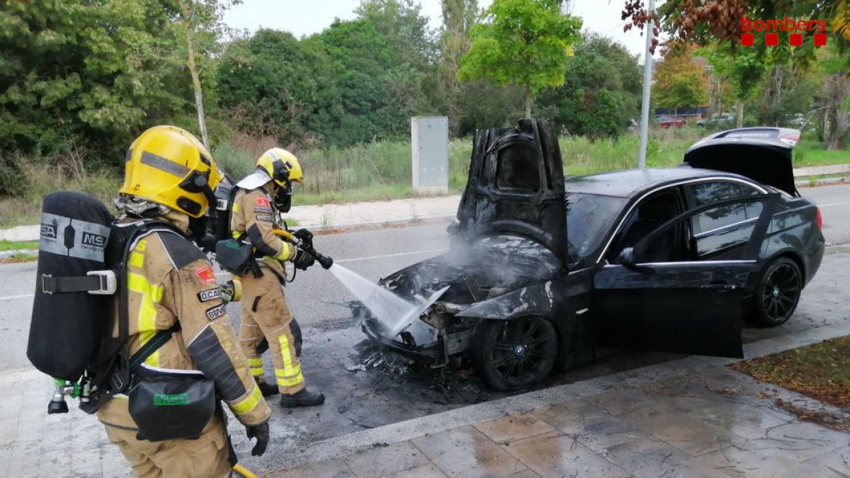 Imagen de archivo de una actuación del cuerpo de Bomberos de la GEneralitat.