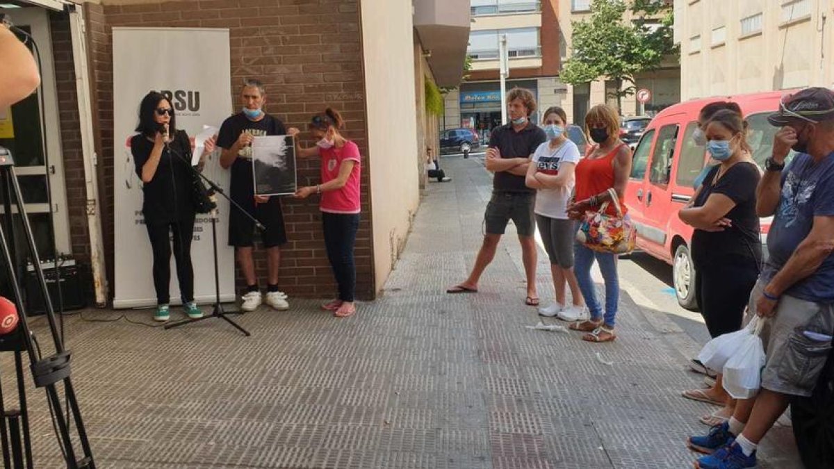 Acto en conmemoració a las víctimas de las drogas del miércoles.