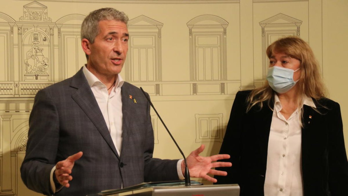 Els consellers Cambray i Garriga han comparegut després de saber-se la decisió del Suprem.