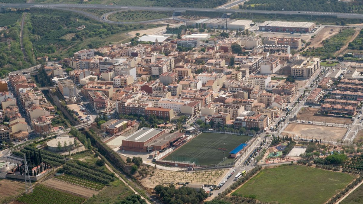 Imagen aérea de La Pobla de Mafumet