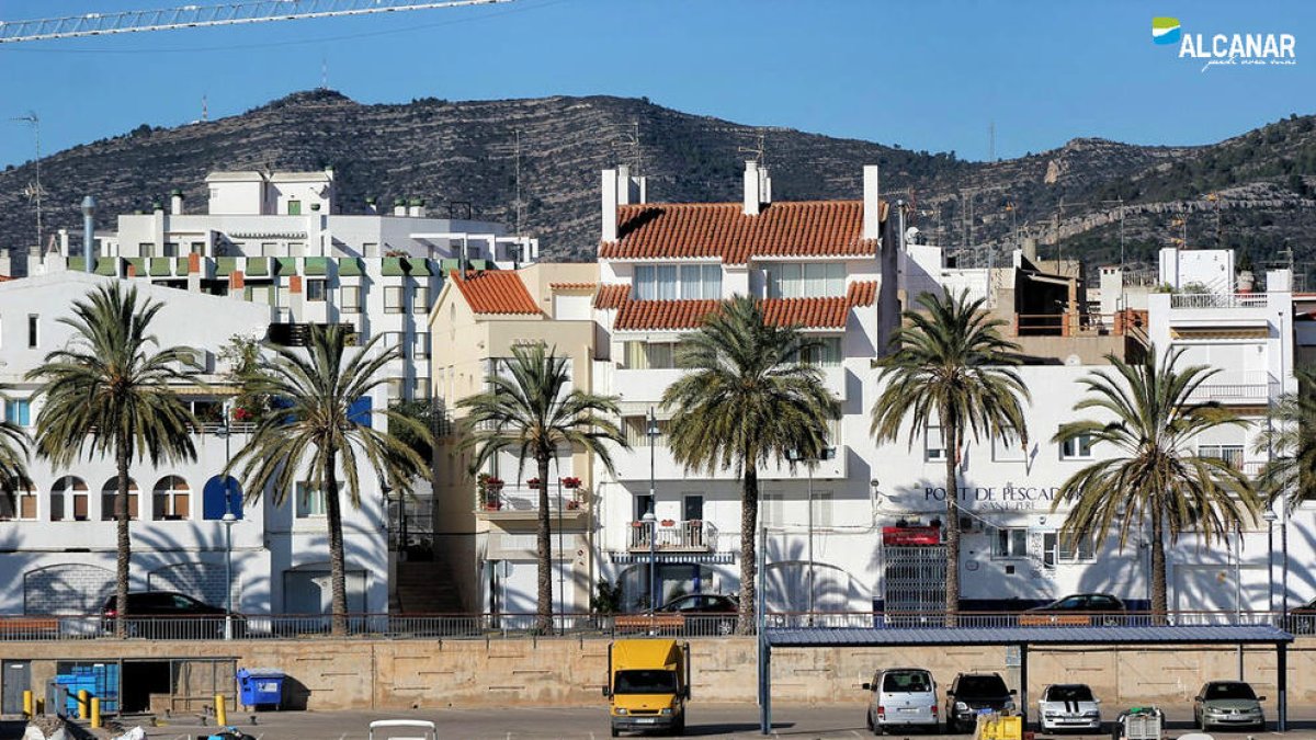 El puerto pesquero de Las Casas de Alcanar.